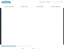Tablet Screenshot of hoya.com